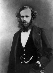 Arsene Houssaye (1815-1896) 法国作家，照片由Gaspard Felix Tournachon说Felix Nadar (1820-1910) 作者 纳达尔