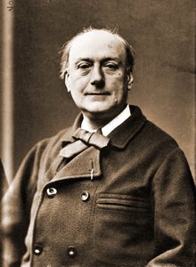 थियोडोर डे Banville, कवि 1823-1891 का चित्र (फोटो) 作者 纳达尔