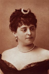 西比尔-桑德森（1865-1903），美国女高音，摄影：菲利克斯-纳达尔（1820-1910）。 作者 纳达尔
