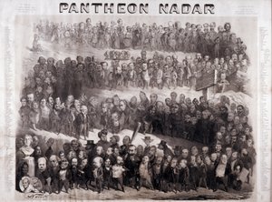 The Pantheon Nadar representing the great historical figures of the 19th century (intellectual and political personalities) 作者 纳达尔