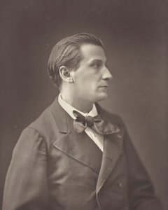 François Coppée 法国诗人和小说家，1842-1908年，约1876年。 作者 纳达尔