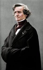 Hector Berlioz 1803-1869，法国浪漫作曲家。 作者 纳达尔