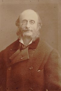 雅克·奥芬巴赫肖像1819-1880，1870年。 作者 纳达尔