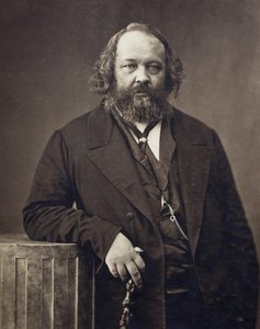 米哈伊尔·亚历山德罗维奇·巴库宁的肖像1814-1876，约1860年 作者 纳达尔