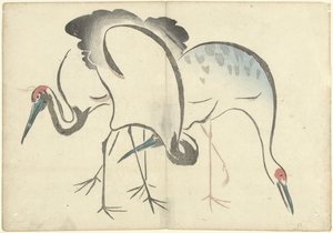 三台起重机 光琳画册（系列名） 光琳画风（系列名）