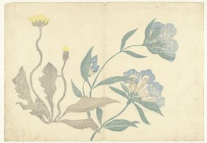 蒲公英和蓝色花朵
Korin 的印刷画册（系列名称）
Korin gafu（系列名称）