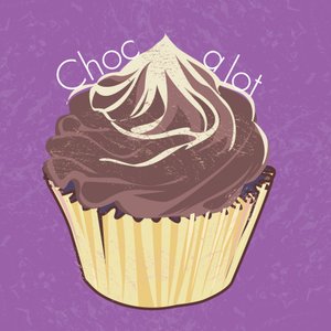 Choc A Lot Cup Cake, 2019, 数字艺术 作者 南希·莫尼兹·查拉拉姆布斯