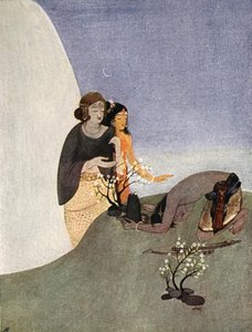 Kirat-Arjuna, 1913.   作者 南达拉尔·博斯