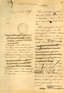 向军队发布的公告，1805年10月13日，1921年。