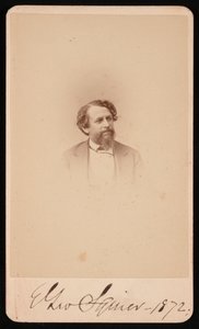 Ephraim George Squier 1821-1888的肖像，1872年。