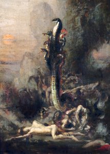 赫拉克勒斯和Lernaean Hydra，经过Gustave Moreau，c.1876（详情226576）