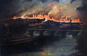 卡尔卡松市的爆裂声 作者 Narcisse Salières