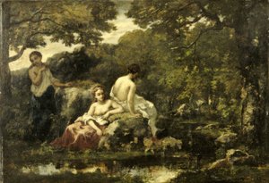 田园诗 作者 Narcisse Virgile Diaz de laPeña