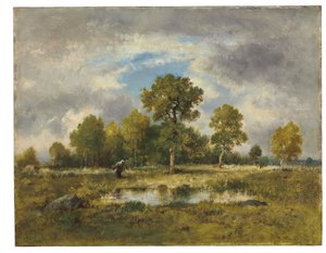 La Mare aux Viper，1873年 作者 Narcisse Virgile Diaz de laPeña