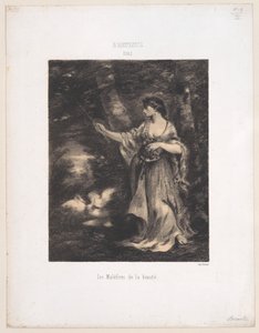 美的弊端，1830-76。 作者 Narcisse Virgile Diaz de laPeña