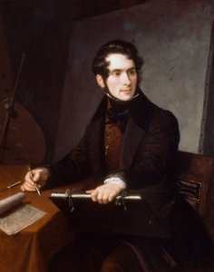费利斯-斯基亚沃尼的肖像，作者是纳塔莱-斯基亚沃尼（1777-1858）。