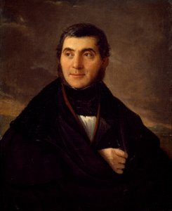 Sante Giacomelli的肖像，由Natale Schiavoni（1777-1858）创作，布面油画，76x61厘米，约1830年
