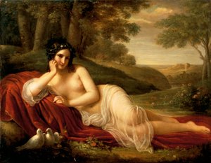 维纳斯躺下，Natale Schiavoni (1777-1858)