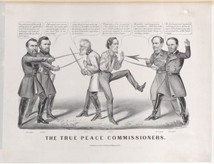 真正的和平专员，1865., 1865.创作者：纳撒尼尔-柯里尔，詹姆斯-梅里特-艾夫斯，柯里尔和艾夫斯。 作者 库里尔和艾夫斯