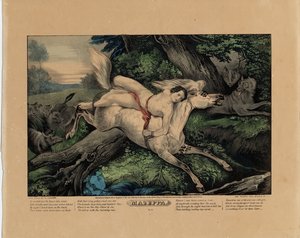 Mazeppa，1846年（四个板块中的两个，另见331977,331978和331980）