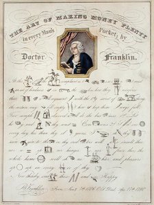 赚钱的艺术，约1870年（彩色平版印刷）（另见32914）。 作者 纳撒尼尔·卡里尔（Nathaniel Currier）