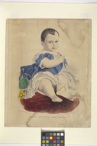 小皇帝（手绘版画） 作者 纳撒尼尔·卡里尔（Nathaniel Currier）