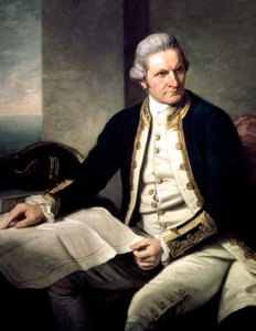 詹姆斯-库克，英国探险家、航海家和水道测量师，1775-1776年