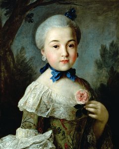 夏洛特索菲亚公主（1744-1818）的肖像，1775年乔治三世国王的妻子