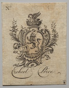 书签：  徽章上刻有伊泽基尔-普莱斯（Ezekiel Price）的字样