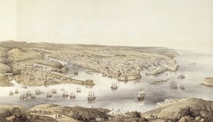 塞瓦斯托波尔在1848年的“所有荣耀”中，由Day and Son镌刻，于1857年出版