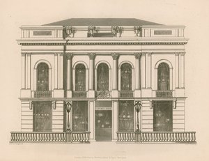 伦敦Pall Mall East的Hancock和Dixon商店前面