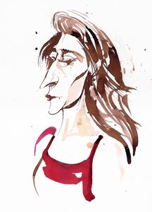 Véronique Gens，2025 年（墨水） 作者 尼尔·奥斯本