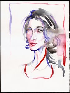 Véronique Gens，2025 年（水彩画）