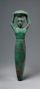 乌尔国王舒尔吉（Ul Shulgi）的奠基人物，提着篮子，c。公元前2094–2047年（铜）