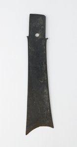 叉凿（zhang），齐家文化，公元前2500  -  2000年（玉（和田玉）） 作者 新石器时代中文学校