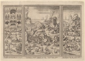 最后的审判》三联画 作者 Hieronymus Bosch、Hieronymus Cock 之后的荷兰 16 世纪