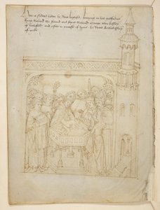 Cotton Julius E. IV, art.6，"Beauchamp Pageants"，约 1483 年（牛皮纸上的墨迹） 作者 荷兰语学校