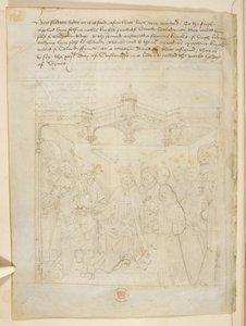 Cotton Julius E. IV, art.6，"Beauchamp Pageants"，约 1483 年（牛皮纸上的墨迹） 作者 荷兰语学校