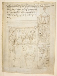 Cotton Julius E. IV, art.6，"Beauchamp Pageants"，约 1483 年（牛皮纸上的墨迹） 作者 荷兰语学校