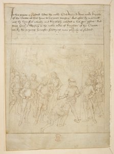 Cotton Julius E. IV, art.6，"Beauchamp Pageants"，约 1483 年（牛皮纸上的墨迹） 作者 荷兰语学校