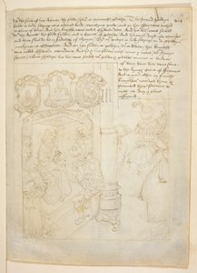 Cotton Julius E. IV, art.6，"Beauchamp Pageants"，约 1483 年（牛皮纸上的墨迹） 作者 荷兰语学校