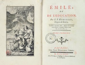 1762年Jean-Jacques Rousseau为Emile设计的主题