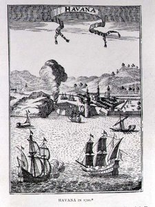 哈瓦那，来自阿姆斯特丹Gages Voyages，1720年 作者 荷兰语学校