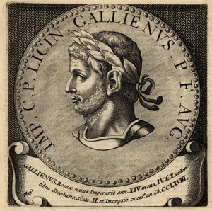 Portrait of Roman Emperor Gallienus. 作者 荷兰语学校