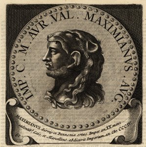 Portrait of Roman Emperor Maximian. 作者 荷兰语学校