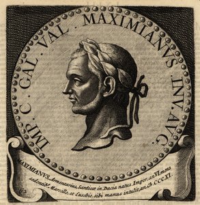 Portrait of Roman Emperor Maximian. 作者 荷兰语学校