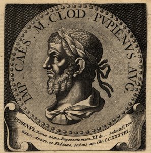 Portrait of Roman Emperor Pupienus. 作者 荷兰语学校