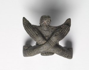 “ Shawabty捆绑包”中的青铜坐骑：双臂交叉，公元前1336-1256年，18世纪末至19世纪初 作者 新王国埃及