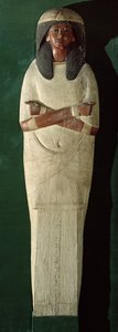 皮尔斯木乃伊的盖子小组，c.1279-1213 BC（被绘的木头，灰泥）