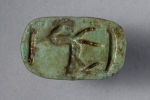Scaraboid印章，18-19王朝，公元前1540-1186（彩陶）（270366下方） 作者 新王国埃及